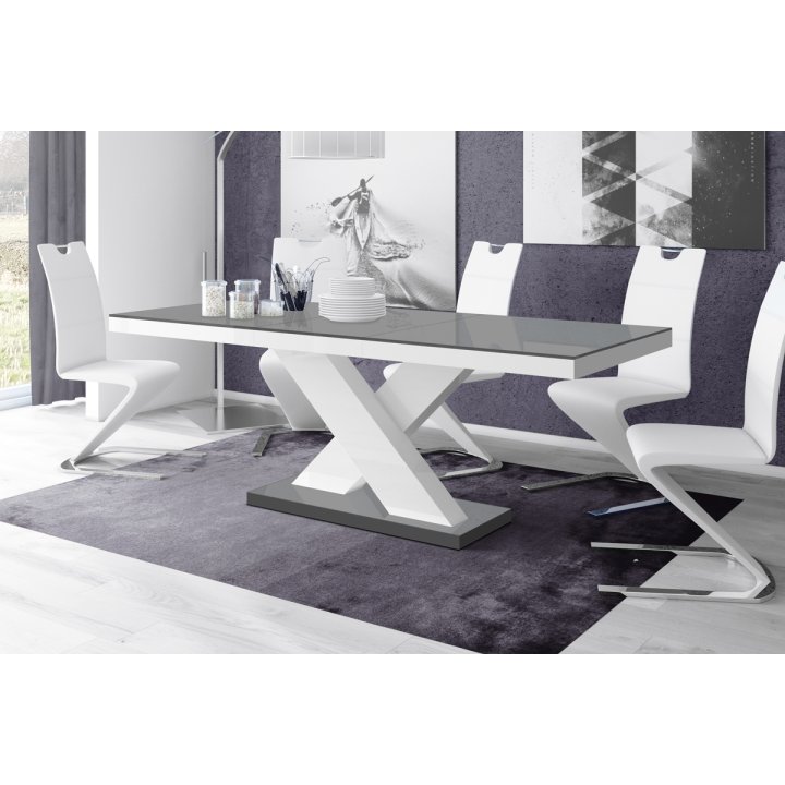 Stół Xenon 140 Dąb Artisan / Czarny Super Decor